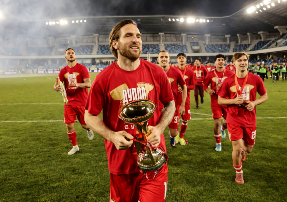 Fudbaleri Crvene zvezde, pobednici fudbalskog Kupa Srbije 2025/26.