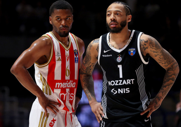 (UŽIVO) Crvena zvezda - Partizan: Crno-beli održavaju veliku prednost