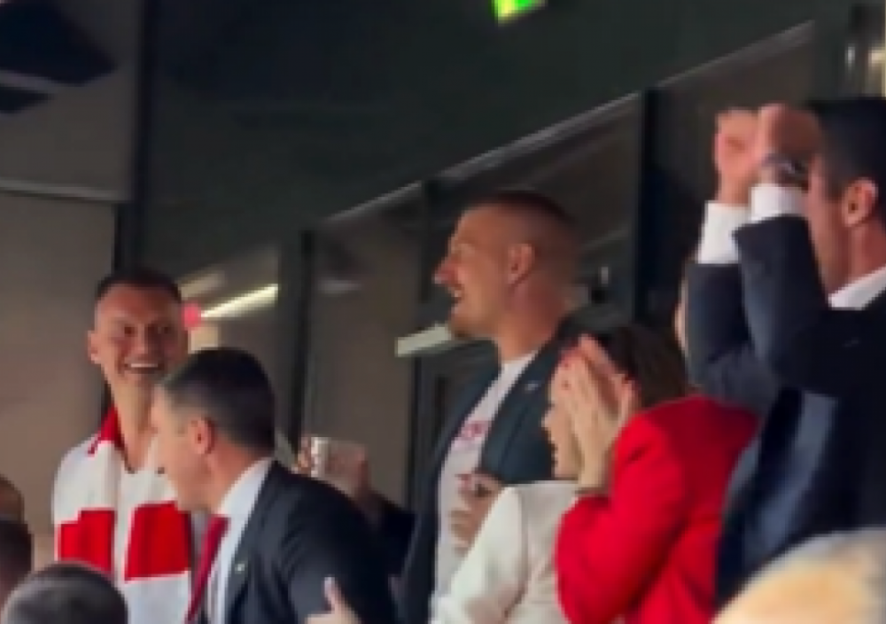 Nikola Jokić na stadionu "Ferenc Puškaš"