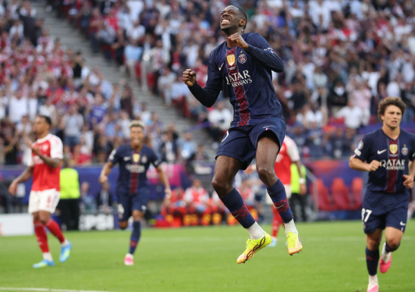(UŽIVO, VIDEO) Pari sen Žermen - Arsenal 1:1: Dembele pogodio sa bele tačke
