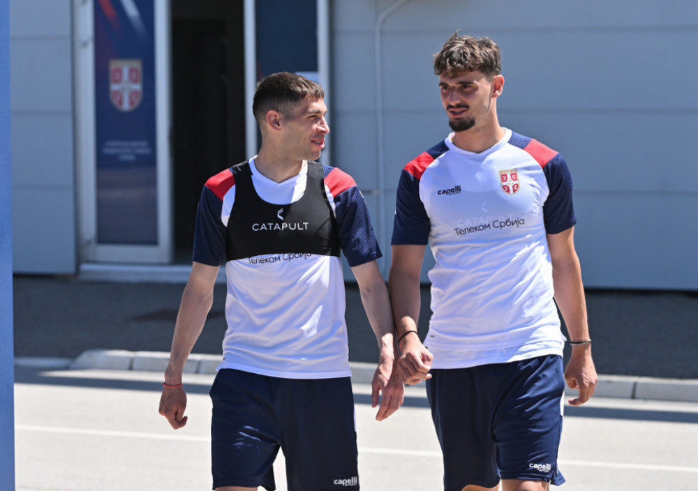 Mihailo Ivanović (desno) i Lazar Ranđelović (levo), reprezentativci Srbije