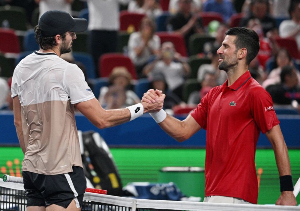 Valentin Vašaro i Novak Đoković