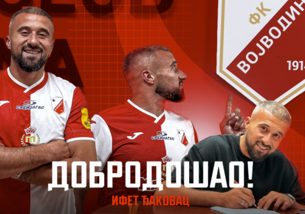 Vojvodina ozvaničila rekordan transfer Ifeta Đakovca iz Blagojevićevog Akrona