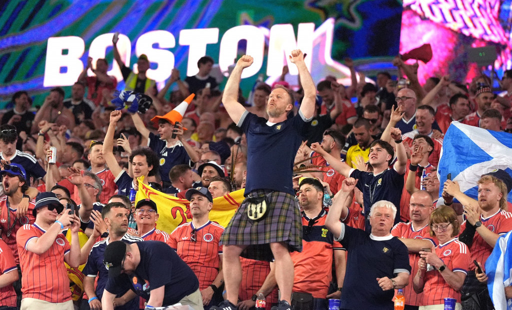 Škotski navijači u Bostonu