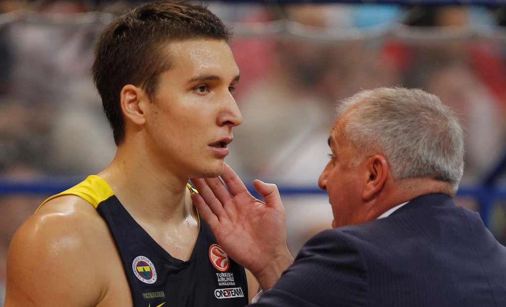 Bogdan Bogdanović i Željko Obradović iz vremena saradnje u Fenerbahčeu