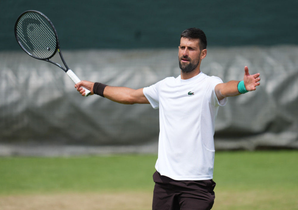 Novak Đoković na vimbldonskom turniru