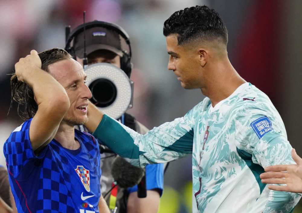 Luka Modrić i Kristijano Ronaldo