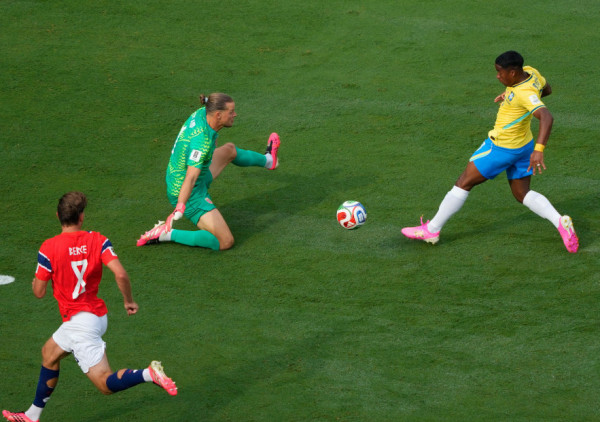 (UŽIVO, VIDEO) Brazil - Norveška 0:0: Šta Endrik nije realizovao, a šta brani Niland?