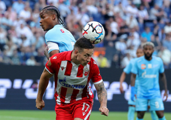 (UŽIVO) Zenit - Crvena zvezda (2:0): U jeku napada srpskog šampiona, Vega cepa mrežu Mateusa