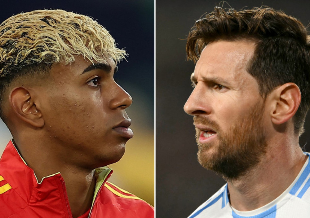 Lamin Jamal i Lionel Mesi, fudbaleri Španije i Argentine