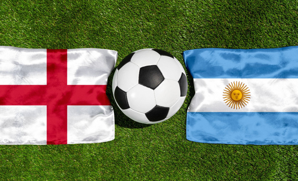 Zastave Engleske i Argentine