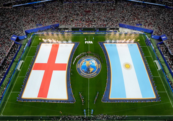 (UŽIVO) Engleska - Argentina: Više od rivalstva - izviždane himne u Atlanti!