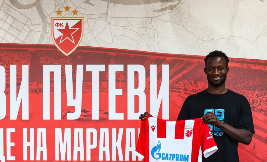 Osman Bukari, fudbaler Zvezde