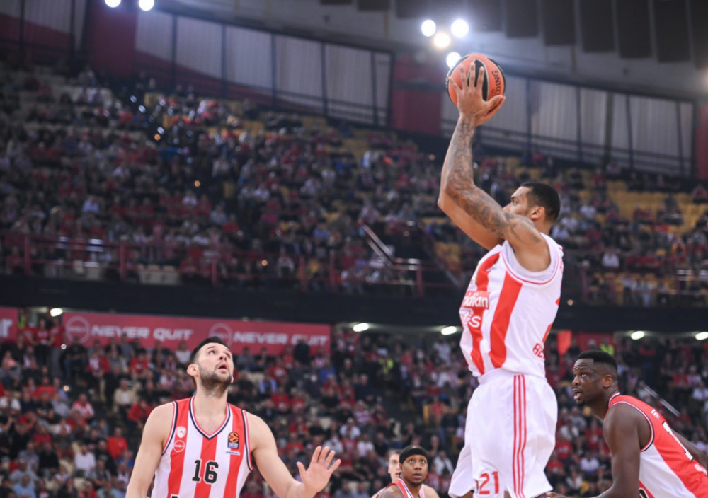 Detalj sa jednog od mečeva Olimpijakosa i Crvene zvezde