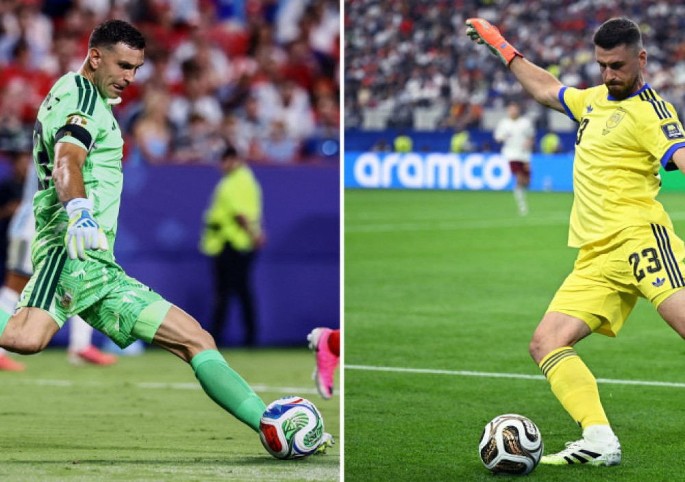 Unai Simon i Emiliano Martinez, španski i argentinski golman