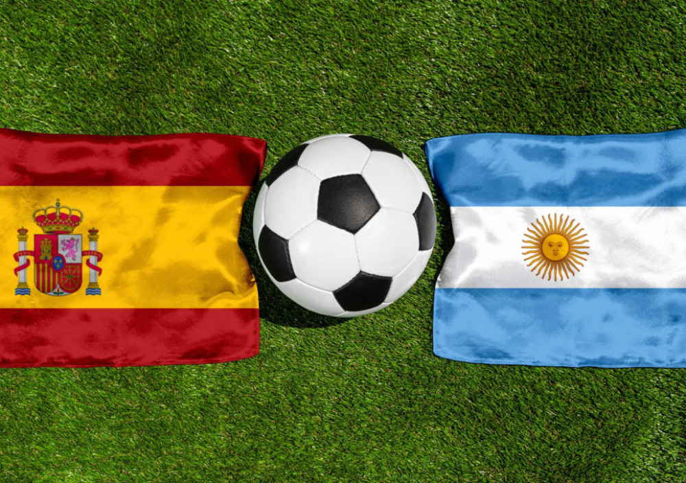 zastave Španije i Argentine