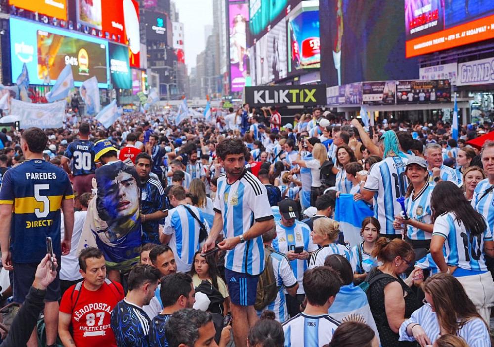Navijači Argentine u Njujorku