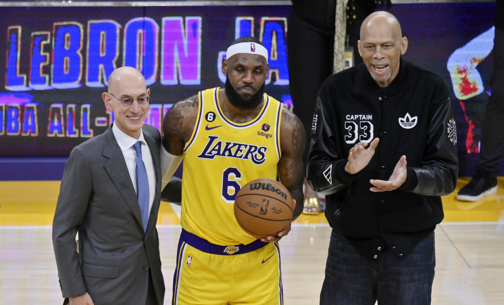 Adam Silver, Lebron Džejms i Karim Abdul-Džabar