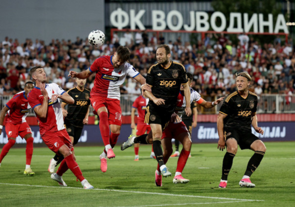 (UŽIVO, VIDEO) Vojvodina-Ajaks (1:2): Svaka greška se skupo plaća, Holanđani ponovo vode