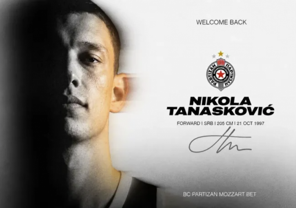 Nikola Tanasković, košarkaš Partizana