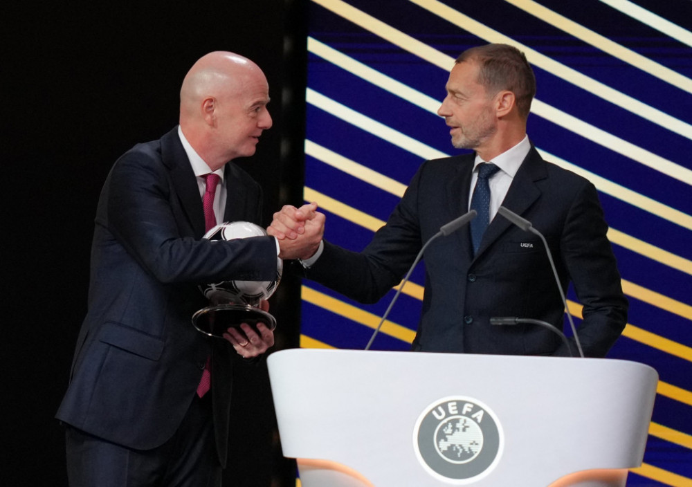 Aleksandar Čeferin i Đani Infantino