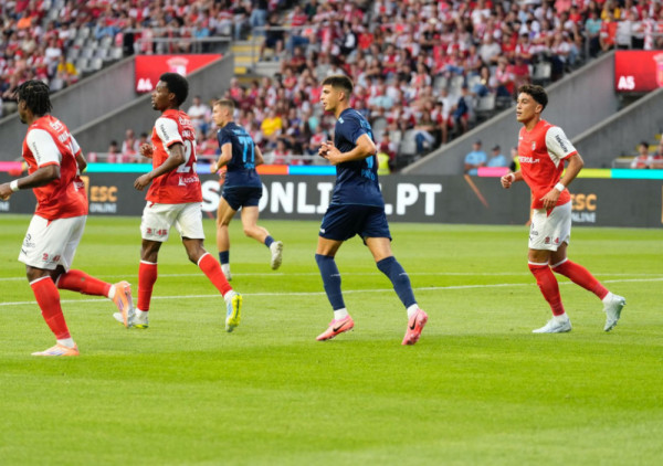 (UŽIVO, VIDEO) Braga-Železničar (2:0)-POLUVREME: Evropa greške ne prašta