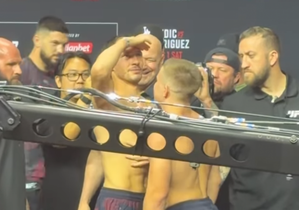 (VIDEO) Nikolić ismevao Rusa zbog visine: Komična situacija u Areni, navijači se dobro zabavili!