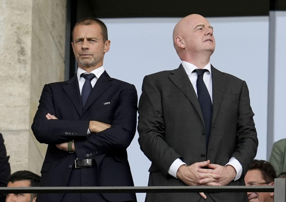 Aleksandar Čeferin i Đani Infantino, predsednici UEFA i FIFA