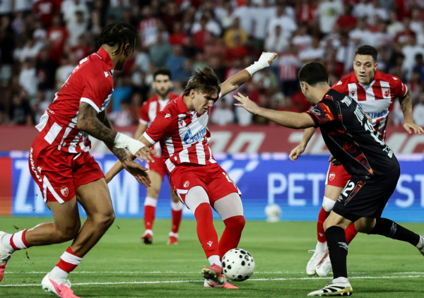 (UŽIVO/VIDEO) Crvena zvezda - Hapoel Ber Ševa (0:0): Šanse na sve strane, ali gola nema