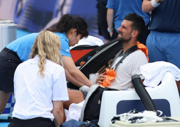 Novak izgubio meč posle velike drame i problema na terenu Đoković jedva stajao na nogama