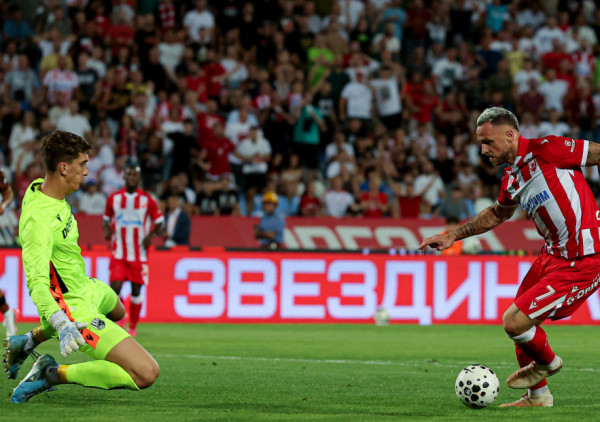 (UŽIVO, VIDEO) Crvena zvezda - Viktorija Plzenj 0:0: Veliki promašaj Arnautovića