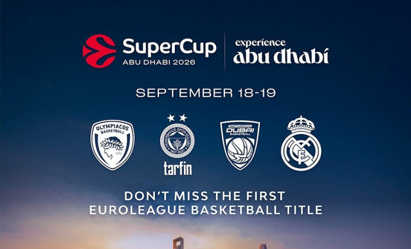 Olimpijakos, Fenerbahče,Real i Dubai igraju 18. i 19. septembra na Superkupu Evrolige