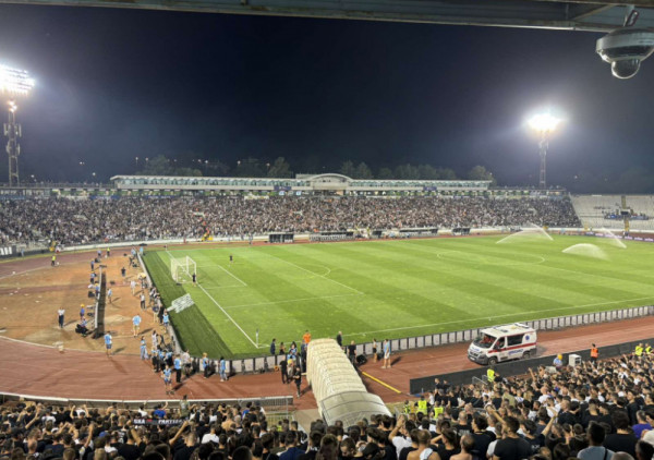 (UŽIVO, SASTAVI) Partizan - Hetafe: Impresivna atmosfera - na igračima je da isprate navijače