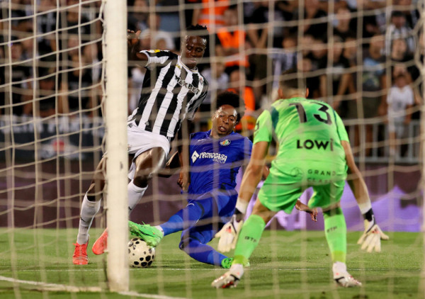 (UŽIVO, VIDEO) Partizan - Hetafe: Srećo, gde si? Milićev gol poništen zbog minimalnog ofsajda