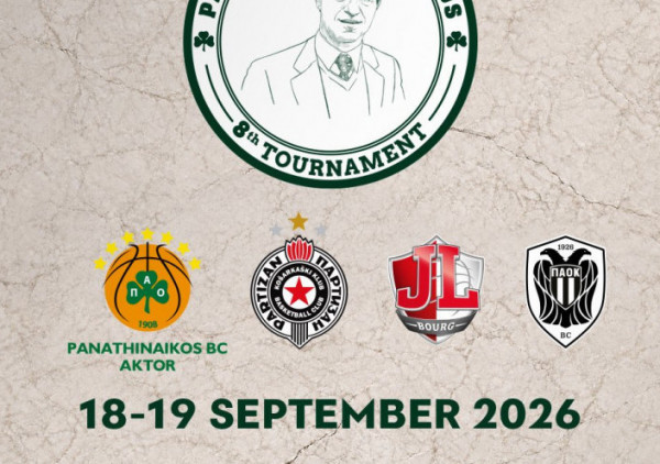 Poznati prvi detalji turnira "Pavlos Janakopulos": Partizan otvara takmičenje protiv PAOK-a