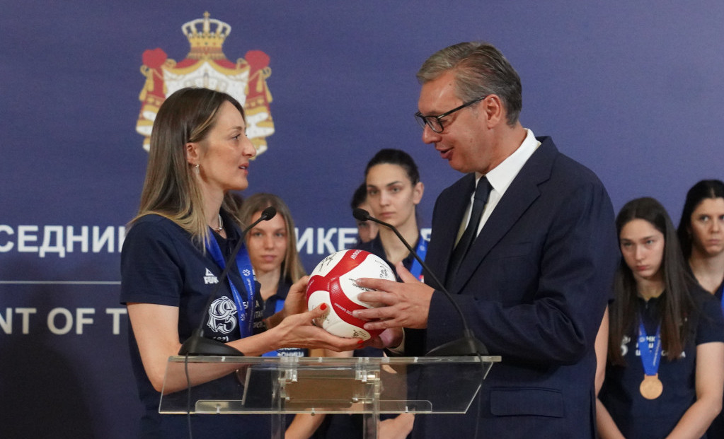 Maja Ognjenović i predsednik Srbije, Aleksandar Vučić