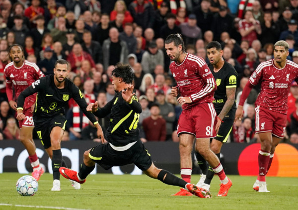 (UŽIVO, VIDEO) UEFA Liga šampiona (poluvremena): Liverpul - Atletiko Madrid 1:1, Napoli - Arsenal 0:0