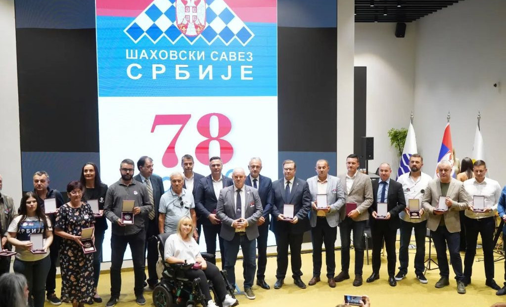 Arena sport među dobitnicima priznanja povodom 78 godina Šahovskog saveza Srbije