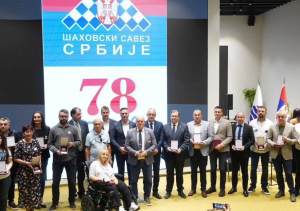 Arena sport među dobitnicima priznanja povodom 78 godina Šahovskog saveza Srbije