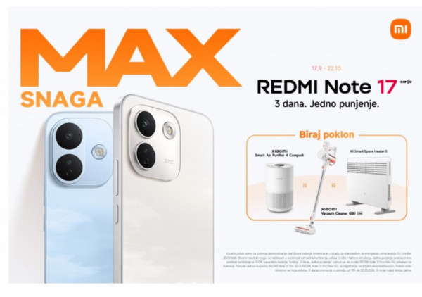 Xiaomi predstavlja REDMI Note 17 seriju u Evropi!