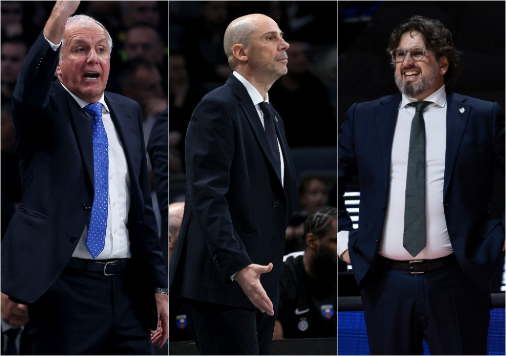 Željko Obradović, Đoan Penjaroja i Andrea Trinkijeri