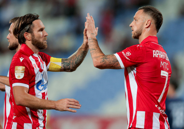 (UŽIVO) Crvena zvezda - Radnički Niš (2:0): Arnautović asistent, Abu Fani strelac