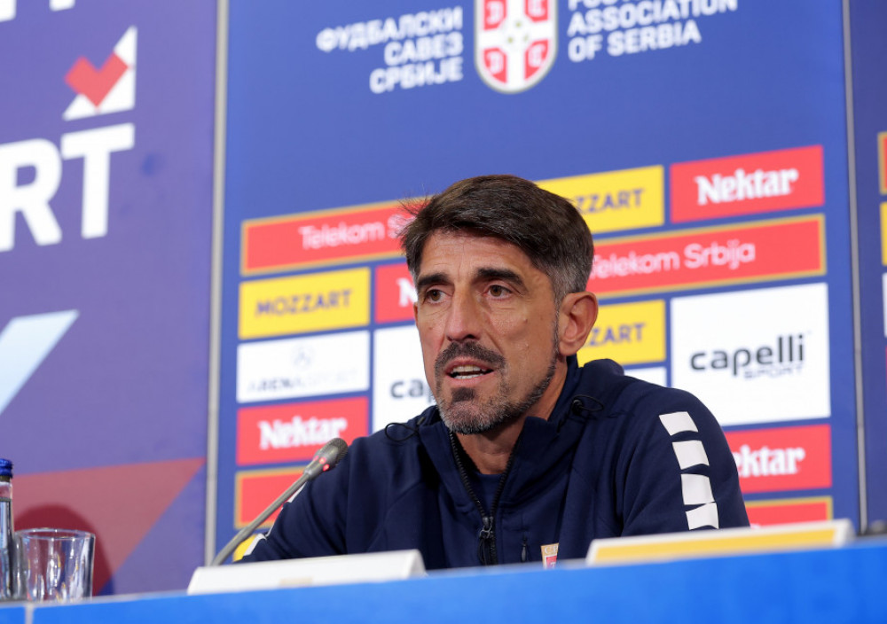 Veljko Paunović, selektor fudbalskog tima Srbije