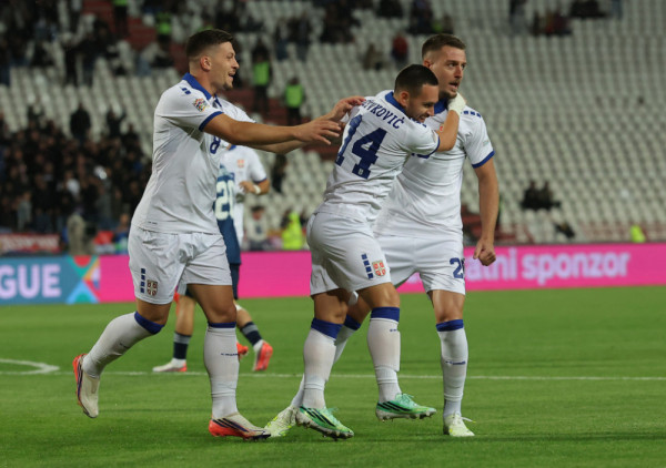(UŽIVO,VIDEO) Srbija - Grčka (1:0): "Orlovi" odmah poveli, Grci ređaju prilike