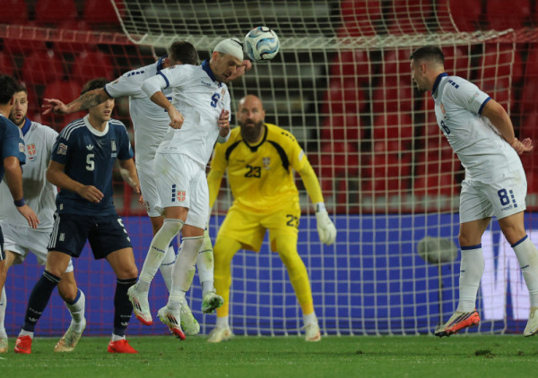 (UŽIVO,VIDEO) Srbija - Grčka 1:0 (1:0): "Orlovi" čuvaju prednost