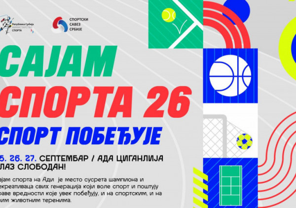 Počinje Sajam sporta: Čekamo vas na štandu TV Arena sport, obećavamo mnogo dobre zabave