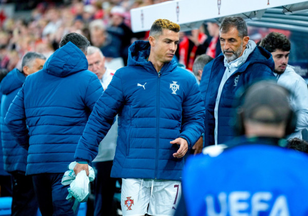 Dogodilo se posle 6.678 dana: Ogorčeni Ronaldo presedeo meč na klupi Portugalije