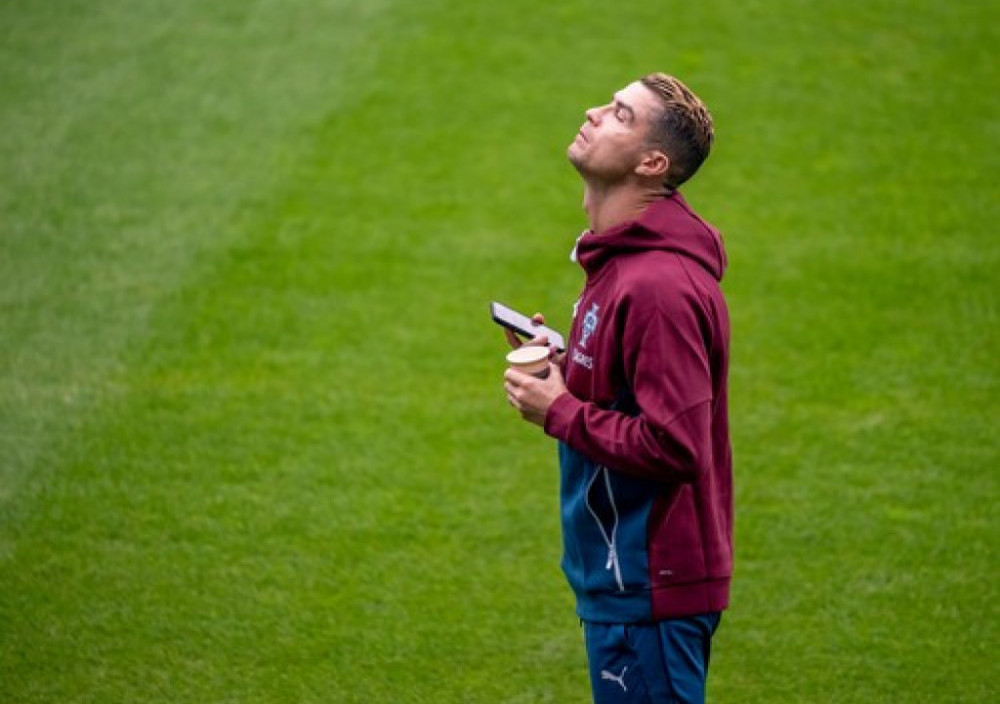 Kristijano Ronaldo pred današnji trening