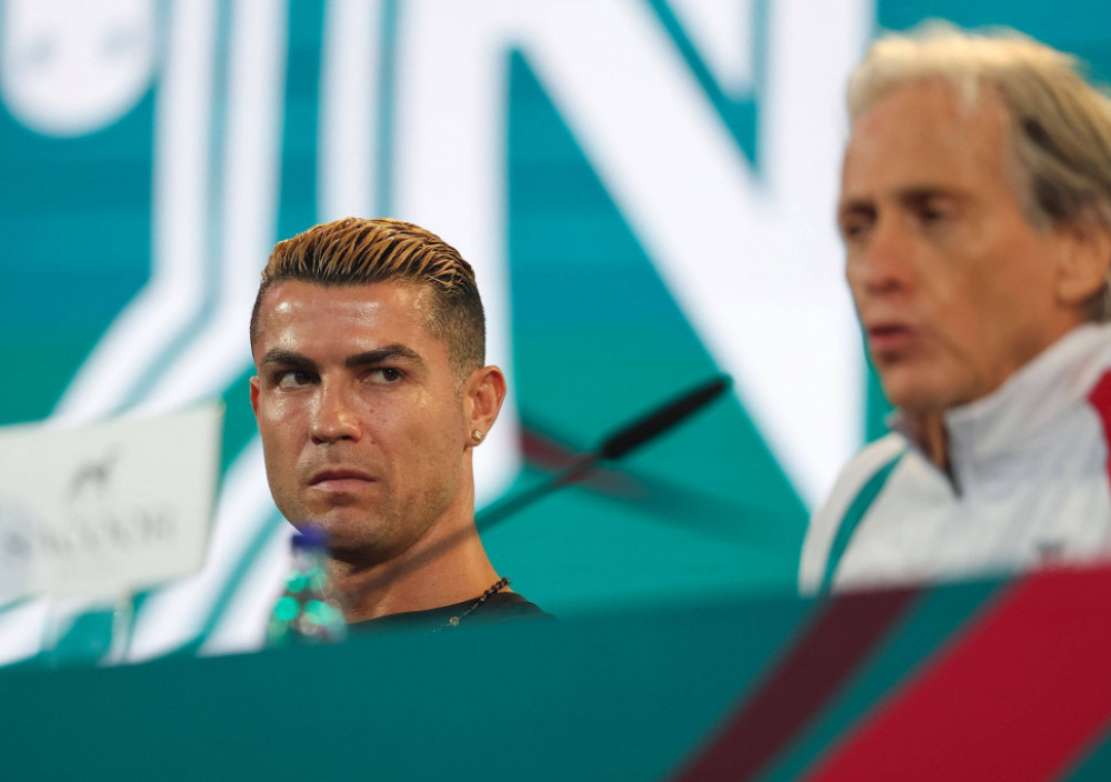 Žorž Žezus i Kristinano Ronaldo, portugalski selektor i legedna portugaoskog fudbala
