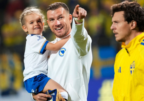 Petak kada je otišao Džeko: "Dijamant" završio reprezentativnu karijeru
